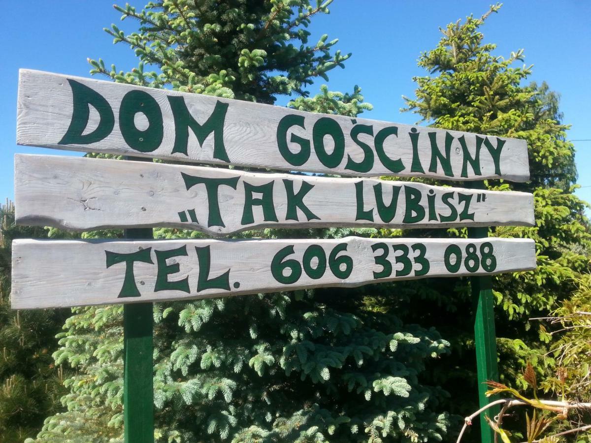 Pokoje Goscinne "Tak Lubisz" Gardna Wielka エクステリア 写真